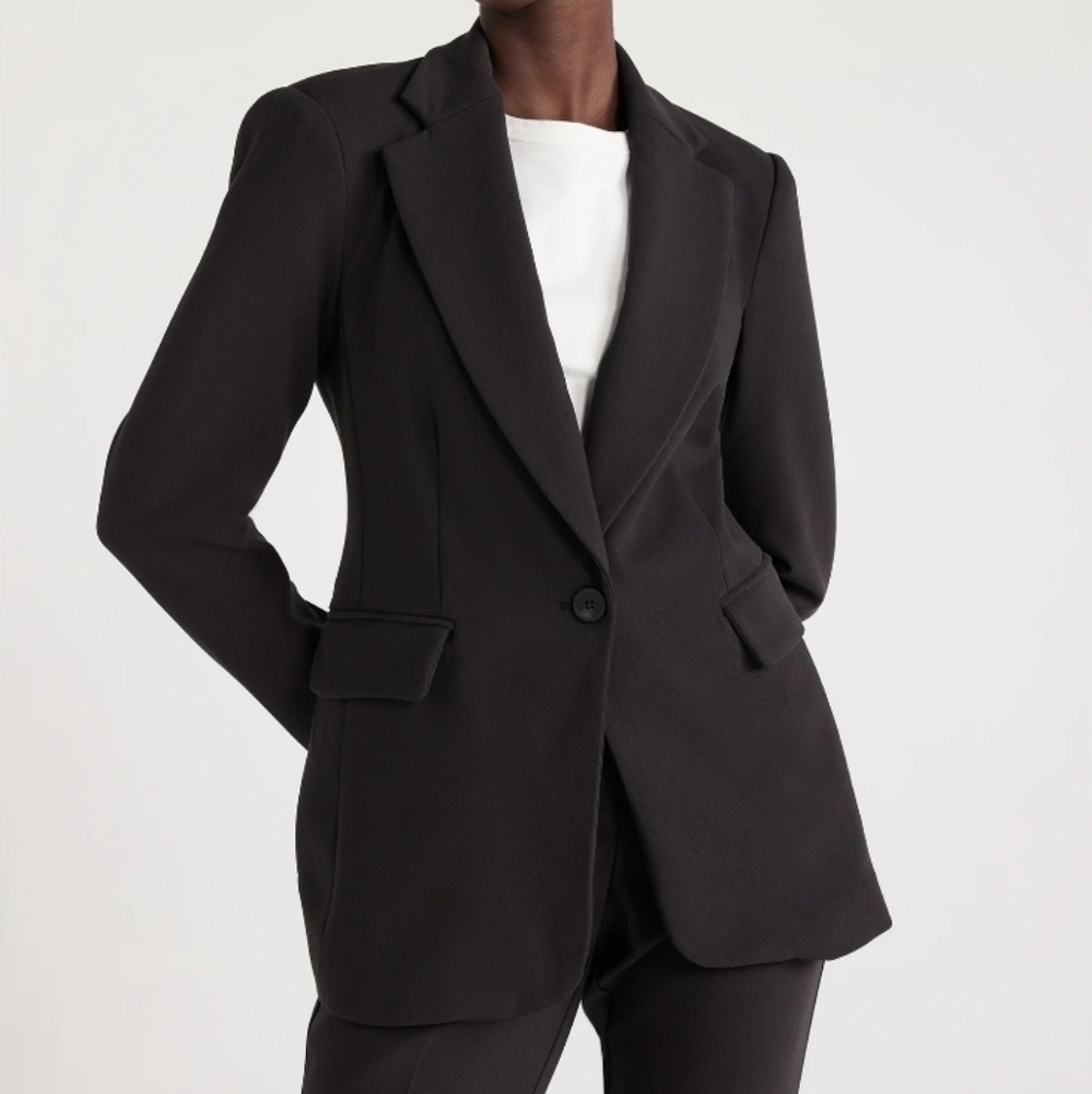 Free Assembly Women's Classic Black Blazer